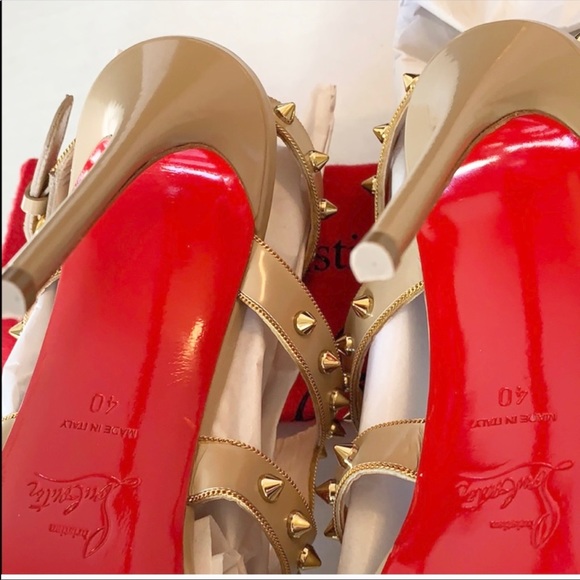 NEW Christian Louboutin Studded Sandal - Picture 8 of 8